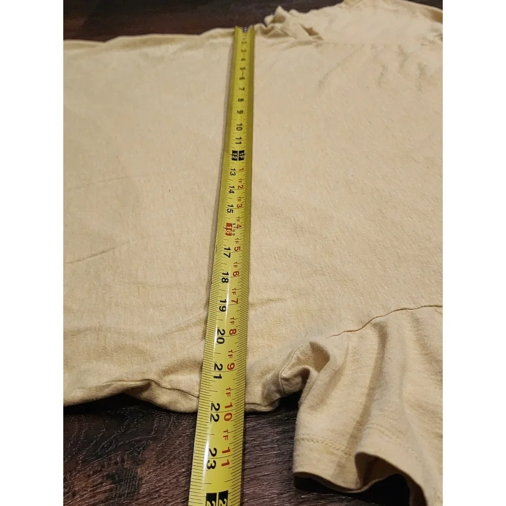 Banana Republic Men's T-Shirt, Size XL, Yellow, Cotton, Short Sleeve, Casual